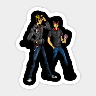 Emo boys Sticker